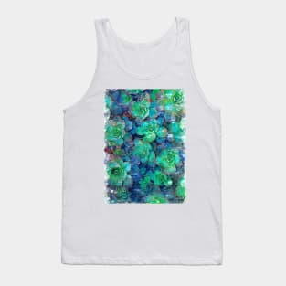 Succulents Plant Marker Sketch - For plant lovers Tank Top